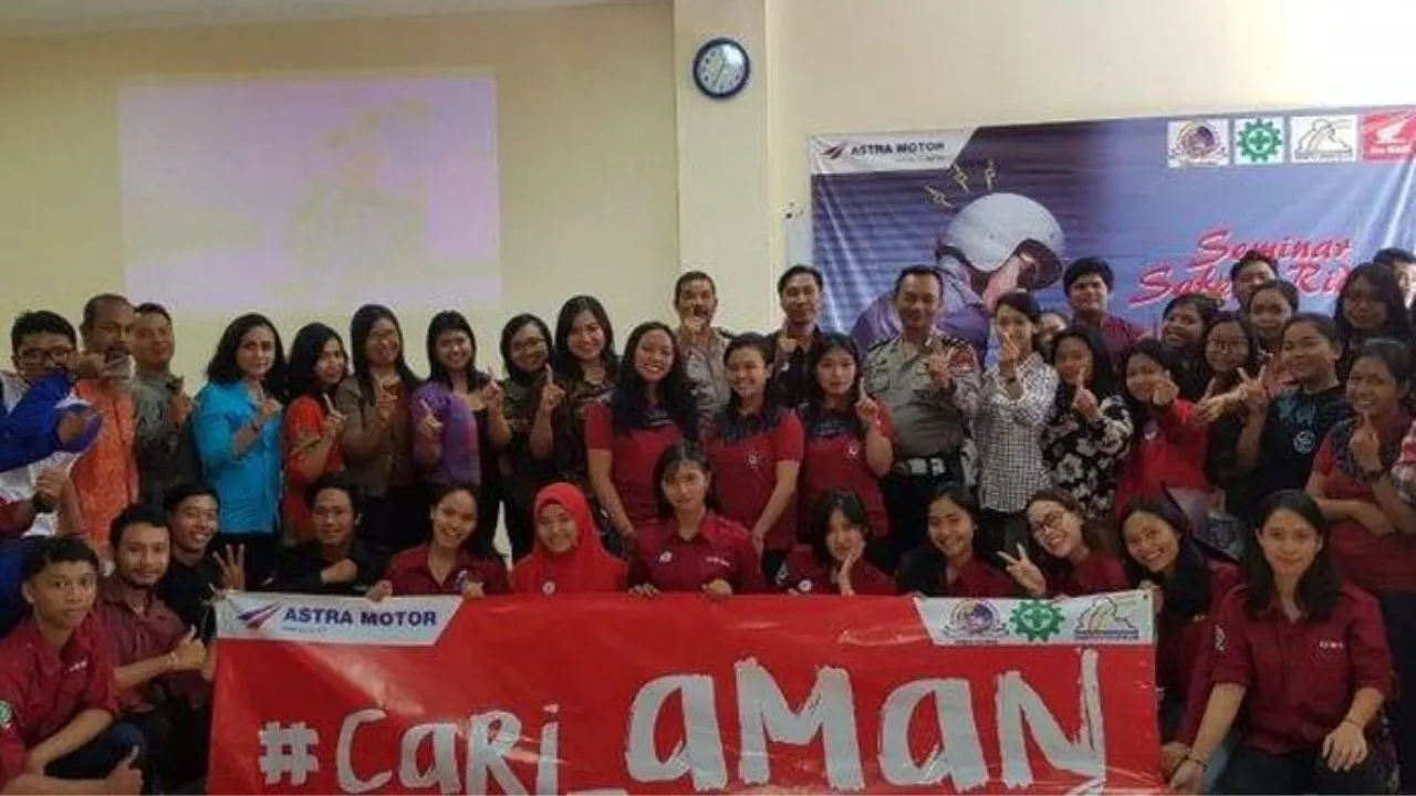 Program Edukasi Cari Aman Astra Motor Bali: Meningkatkan Kesadaran Keselamatan Berkendara di Kalangan Petugas Keamanan